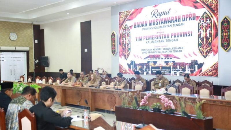 Tim Pemprov Hadiri Rapat Banmus DPRD dengan Agenda Penyusunan Kembali Jadwal Kegiatan DPRD Provinsi Kalteng
