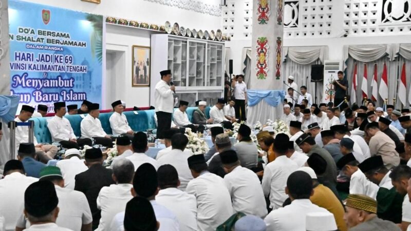 Sambut Tahun Baru Islam 1448 H, Pemprov Kalteng Gelar Doa Bersama dan Shalat Berja-maah