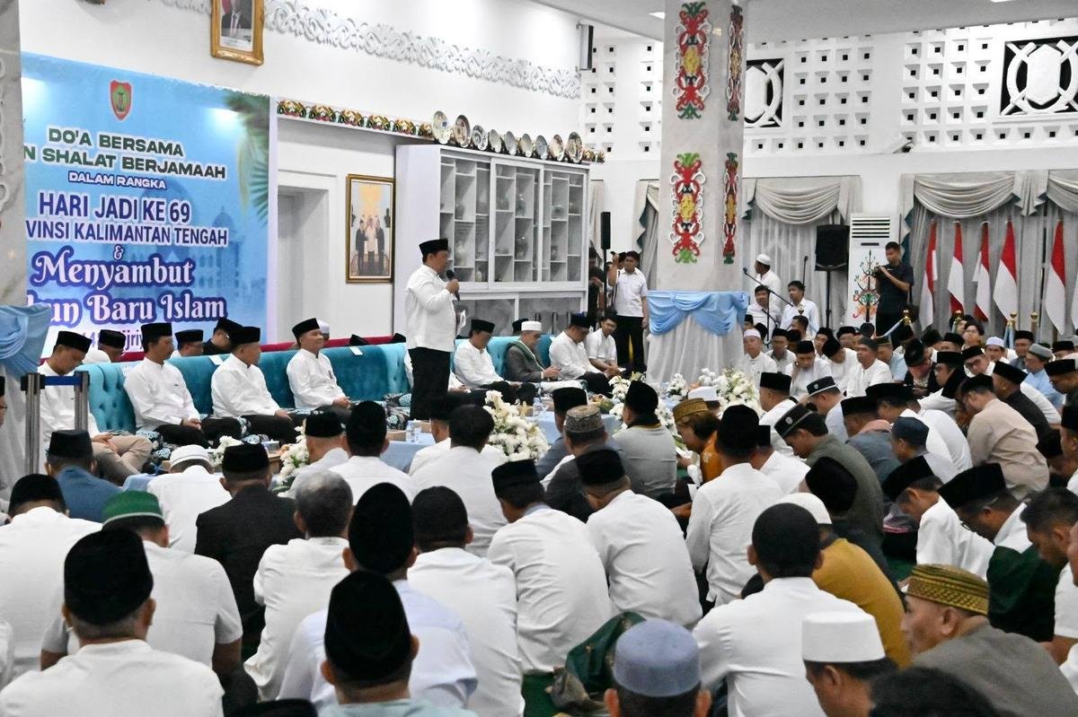 Sambut Tahun Baru Islam 1448 H, Pemprov Kalteng Gelar Doa Bersama dan Shalat Berja-maah