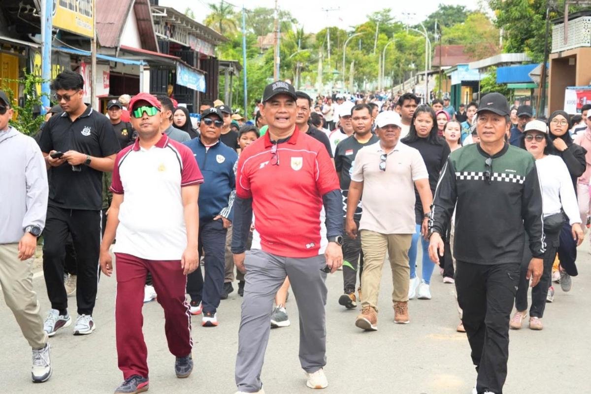 Bupati Barito Utara Resmi Launching CFD, Dorong Gaya Hidup Sehat dan Penguatan UMKM