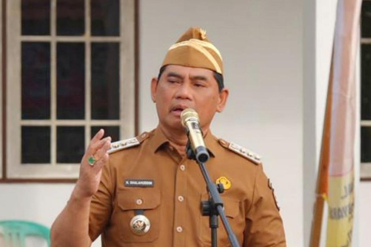 Pimpin Apel Pagi di Dinsos PMD dan BKPSDM, Bupati Barito Utara Tekankan Disiplin dan Profesionalisme