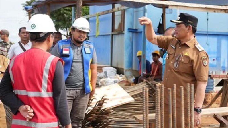 Pastikan Penyaluran Air Bersih Berjalan Optimal, Bupati Barito Utara Tinjau Instalasi Pengolahan Air