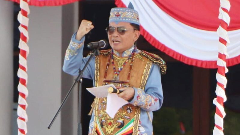 Gubernur Kalteng Inspektur Upacara Peringatan Hari Jadi ke-24 Kabupaten Gunung Mas