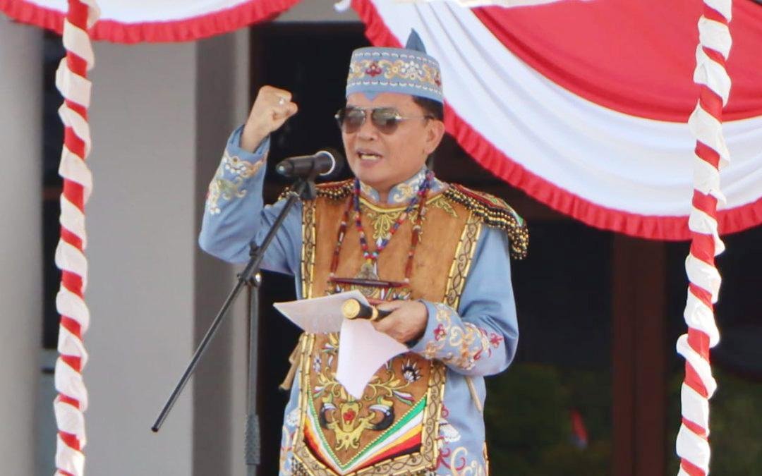 Gubernur Kalteng Inspektur Upacara Peringatan Hari Jadi ke-24 Kabupaten Gunung Mas