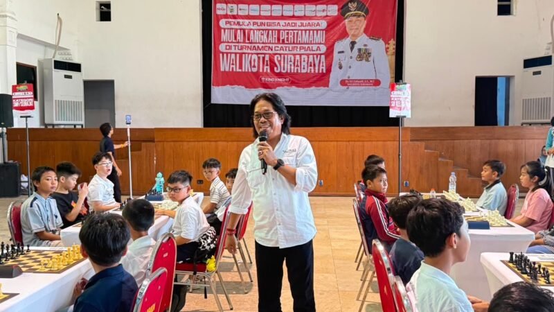 Budi Leksono Apresiasi Tournamen Catur Piala Wali Kota, Berharap Kevakuman Percasi Surabaya Segera Berakhir