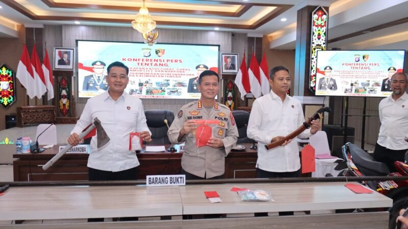 Polda Kalteng Ungkap 331 Kasus Narkoba, Tangani 323 Kasus 3C Selama Semester I 2026