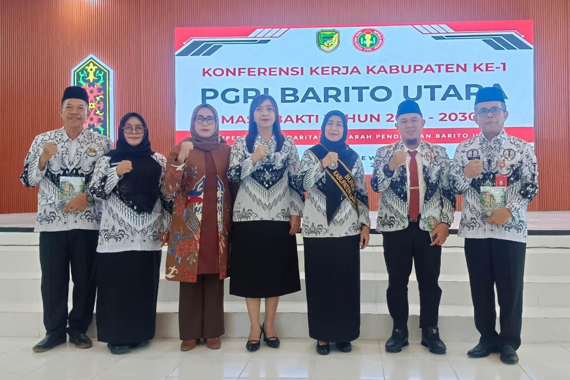 PGRI Barito Utara Gelar Konferensi Kerja Kabupaten Ke-I