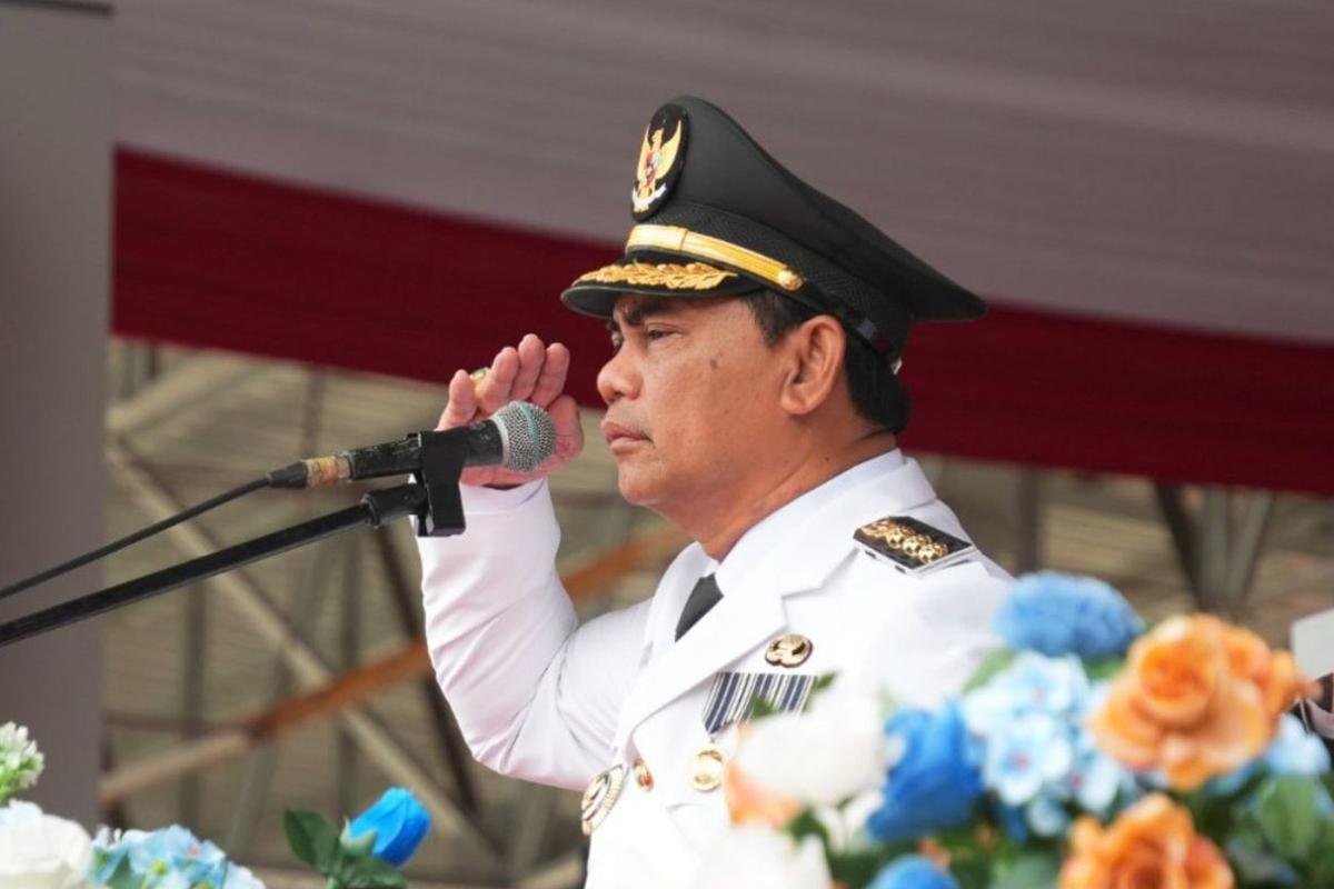 Bupati Shalahuddin Pimpin Upacara Peringatan Hari Bhayangkara ke-80 Sampaikan Amanat Presiden