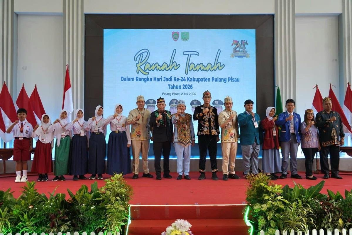Ramah Tamah Hari Jadi ke-24 Pulang Pisau, Gubernur : Momentum Perkuat Kolaborasi Bangun Daerah