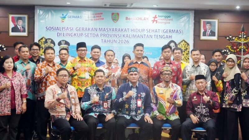 Perkuat Budaya Hidup Sehat ASN, Pemprov Gelar Sosialisasi GERMAS Lingkup Setda Kalteng 2026