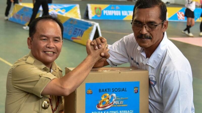 Gubernur Kalteng Buka Turnamen Bola Voli Kapolda Cup II Tahun 2026, Rangkaian Peringatan Hari Bhayangkara ke-80