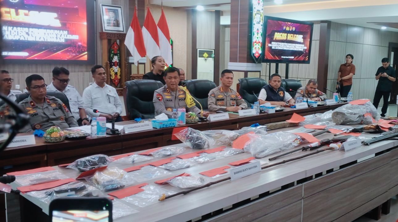 Polda Kalteng Beberkan Kronologi Penyerangan yang Menewaskan Tiga Personel Polres Katingan saat Operasi Narkoba