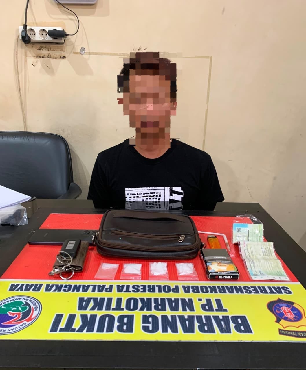 Satresnarkoba Polresta Palangka Raya Ungkap Kasus Sabu 16,49 Gram, Satu Terduga Pengedar Diamankan
