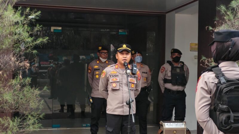 Awali Pam Aksi Damai, Polresta Palangka Raya Gelar Apel Kesiapan di Kantor GAPKI Kalteng