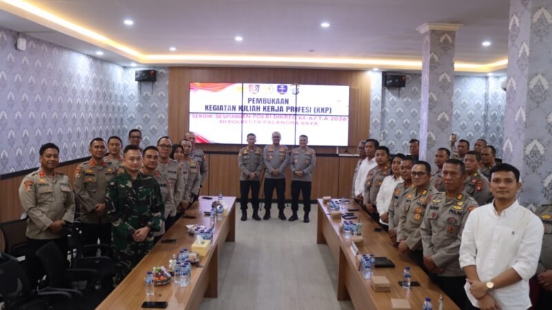 Dalami Penanganan Karhutla, Serdik Sespimmen Polri Dikreg Ke-67 Laksanakan KKP di Palangka Raya