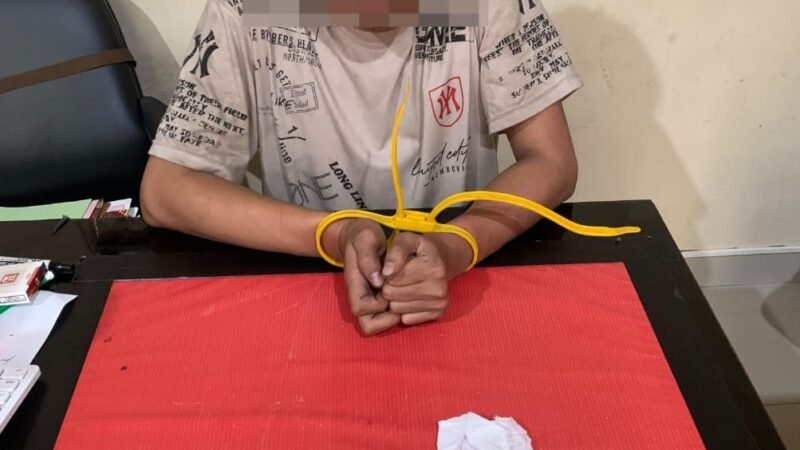 Diduga Edarkan Sabu 3,23 Gram, Pria 34 Tahun Diamankan Satresnarkoba Polresta Palangka Raya